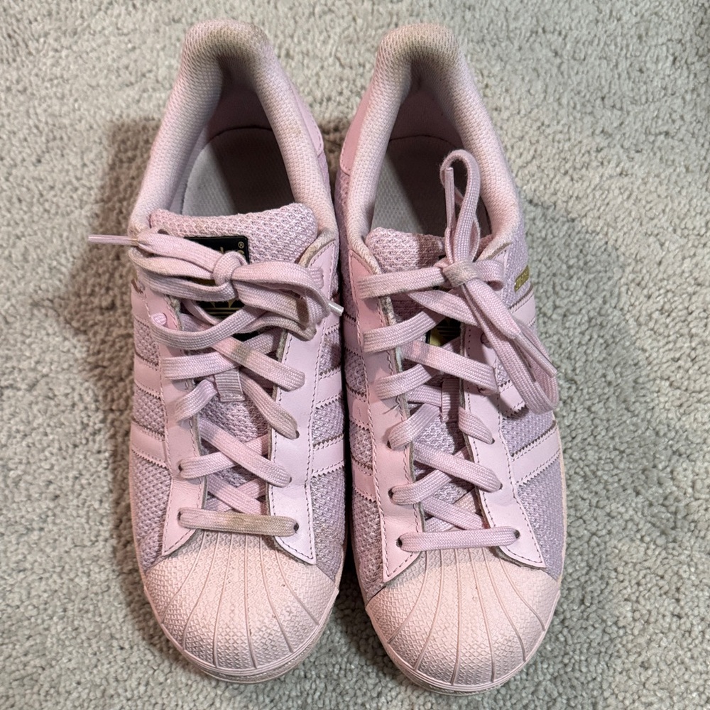 Adidas Light Pink Athletic Shoes
